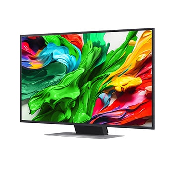 15 degree right view of LG QNED evo QNED85 TV