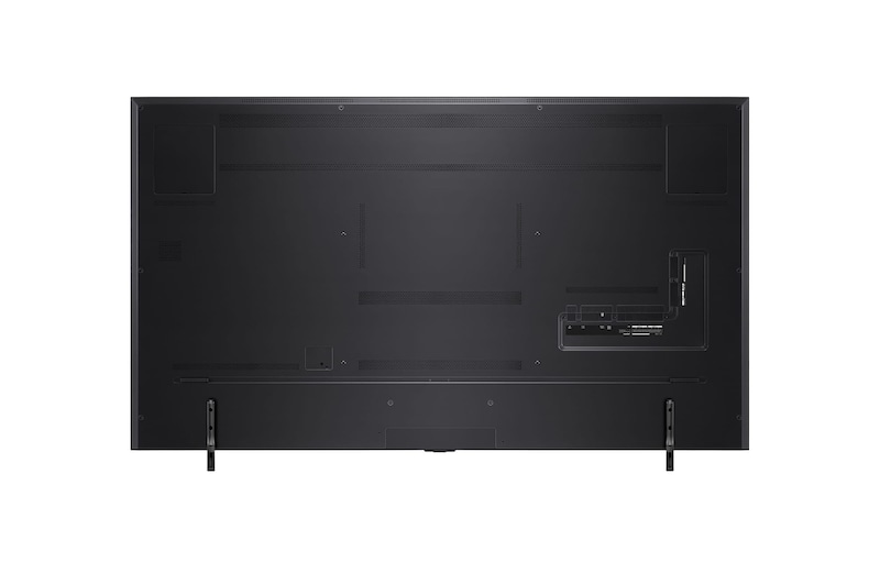 Rear view of LG QNED TV, QNED99