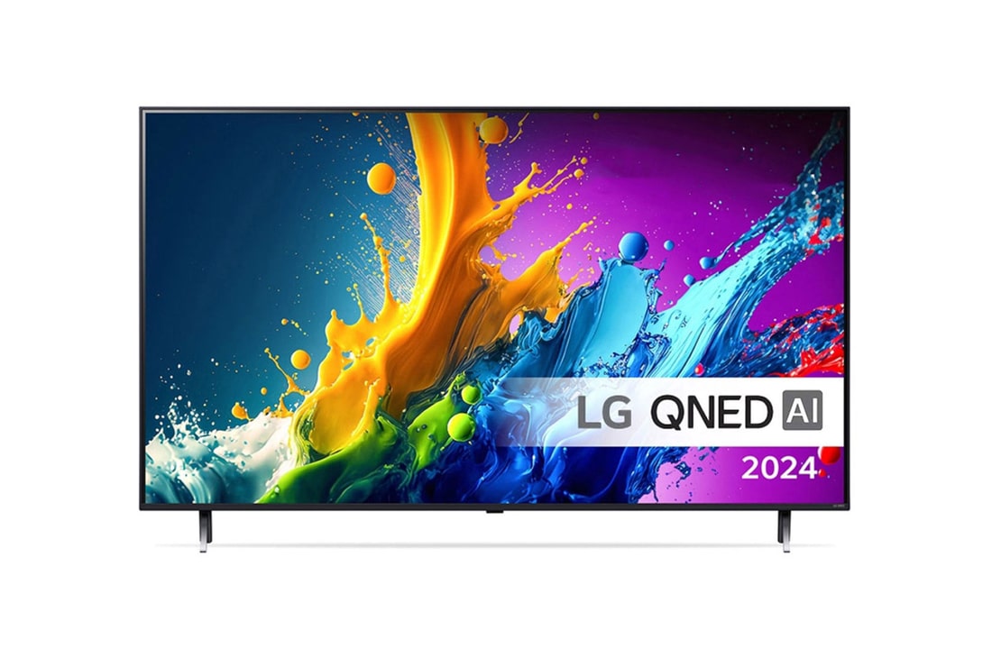 LG QNED AI QNED80 4K Smart TV på 65 tum 65QNED80T6A 2024 med alpha 5 AI-processor 4K Gen7