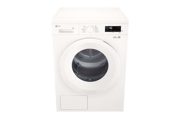 LG 9 kg Torktumlare (Essence White) - Energiklass C/A+++, Värmepumpsteknologi och Smart Diagnosis™ med Wi-Fi, RHX1009NWH
