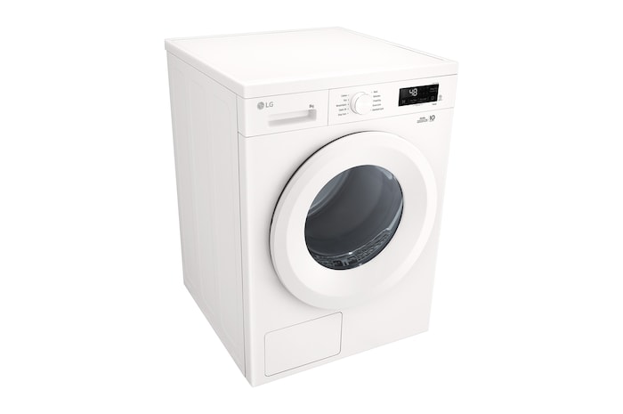 LG 9 kg Torktumlare (Essence White) - Energiklass C/A+++, Värmepumpsteknologi och Smart Diagnosis™ med Wi-Fi, RHX1009NWH