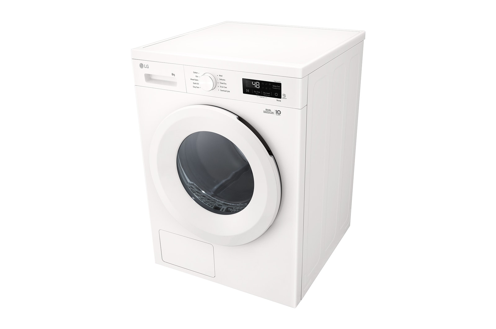 LG 9 kg Torktumlare (Essence White) - Energiklass C/A+++, Värmepumpsteknologi och Smart Diagnosis™ med Wi-Fi, RHX1009NWH