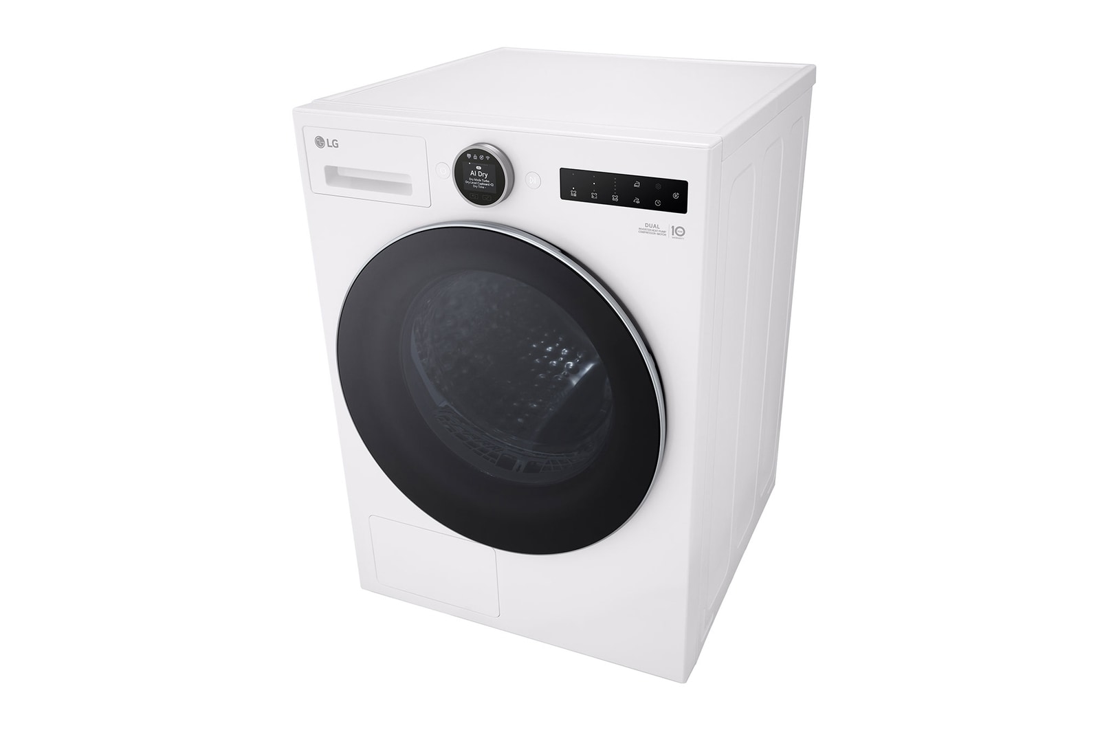 LG 9 kg Torktumlare (Essence White) - Energiklass A+++, LCD-vred, DUAL Inverter Heat Pump™ och Smart Diagnosis™ med Wi-Fi, RHX7009TWS