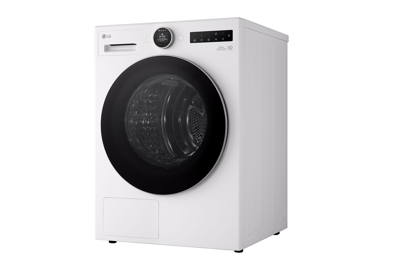 LG 9 kg Torktumlare (Essence White) - Energiklass A+++, LCD-vred, DUAL Inverter Heat Pump™ och Smart Diagnosis™ med Wi-Fi, RHX7009TWS