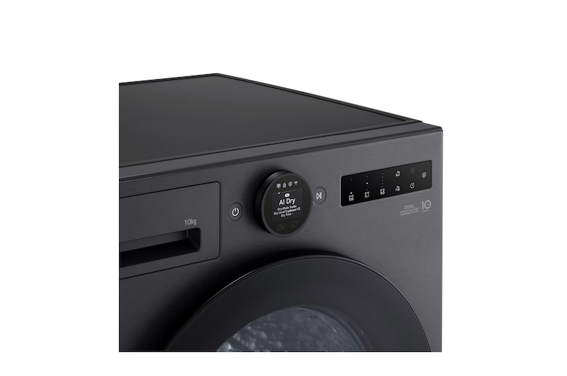 10 kg Torktumlare (Essence Black) - Energiklass C, LCD-vred, DUAL Inverter Heat Pump™ och Smart Diagnosis™ med Wi-Fi