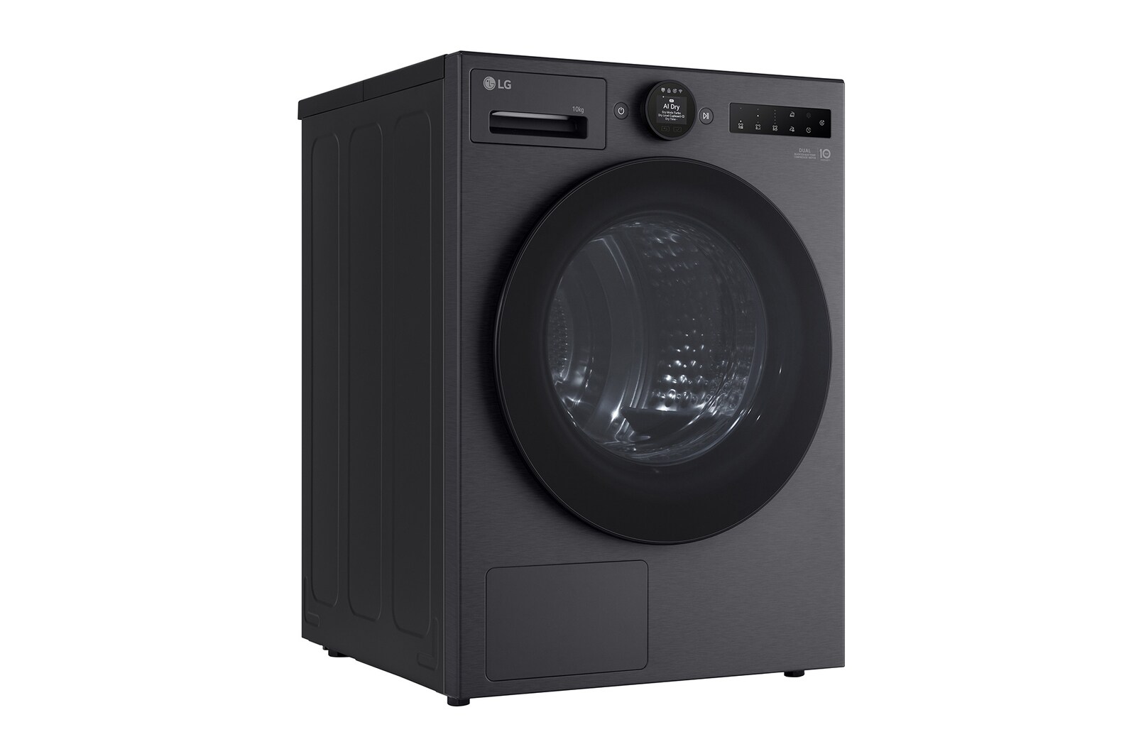 10 kg Torktumlare (Essence Black) - Energiklass C, LCD-vred, DUAL Inverter Heat Pump™ och Smart Diagnosis™ med Wi-Fi
