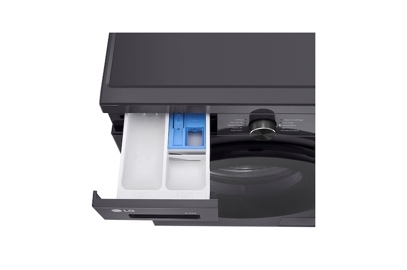 9 kg / 5 kg Kombinerad tvätt/tork(Middle Black) - Steam, Energiklass A/E, 6 Motion DD™, Smart Diagnosis™ med Wi-Fi