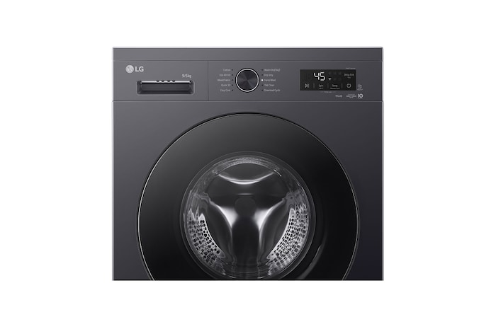 9 kg / 5 kg Kombinerad tvätt/tork(Middle Black) - Steam, Energiklass A/E, 6 Motion DD™, Smart Diagnosis™ med Wi-Fi