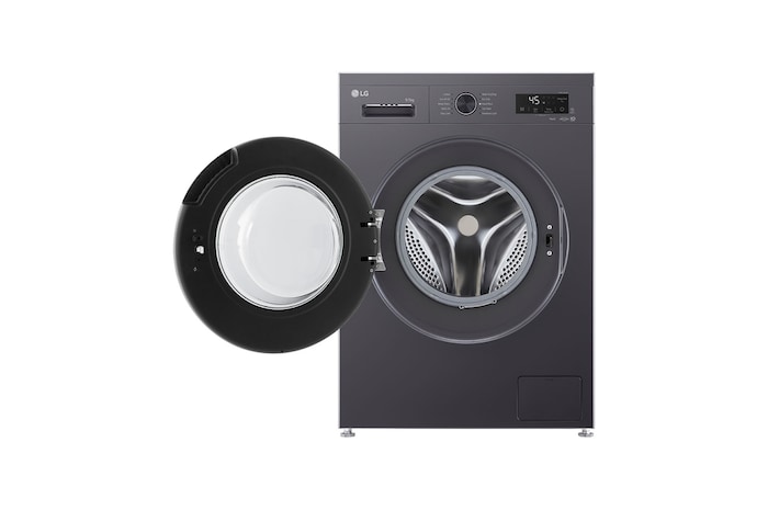 9 kg / 5 kg Kombinerad tvätt/tork(Middle Black) - Steam, Energiklass A/E, 6 Motion DD™, Smart Diagnosis™ med Wi-Fi
