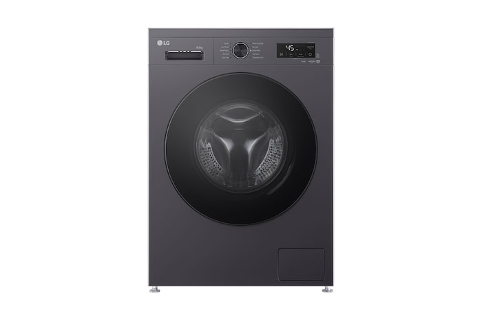 9 kg / 5 kg Kombinerad tvätt/tork(Middle Black) - Steam, Energiklass A/E, 6 Motion DD™, Smart Diagnosis™ med Wi-Fi