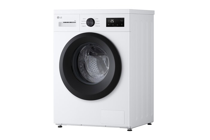 9 kg Tvättmaskin(Vit) - Steam, Energiklass A