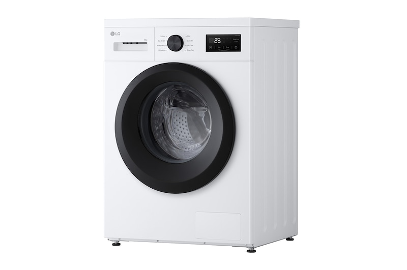 9 kg Tvättmaskin(Vit) - Steam, Energiklass A