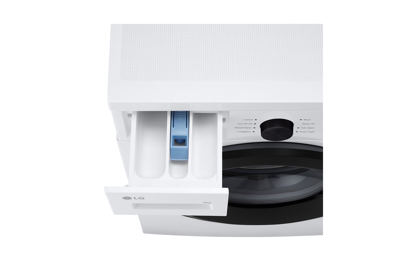 9 kg Tvättmaskin(Vit) - Steam, Energiklass A