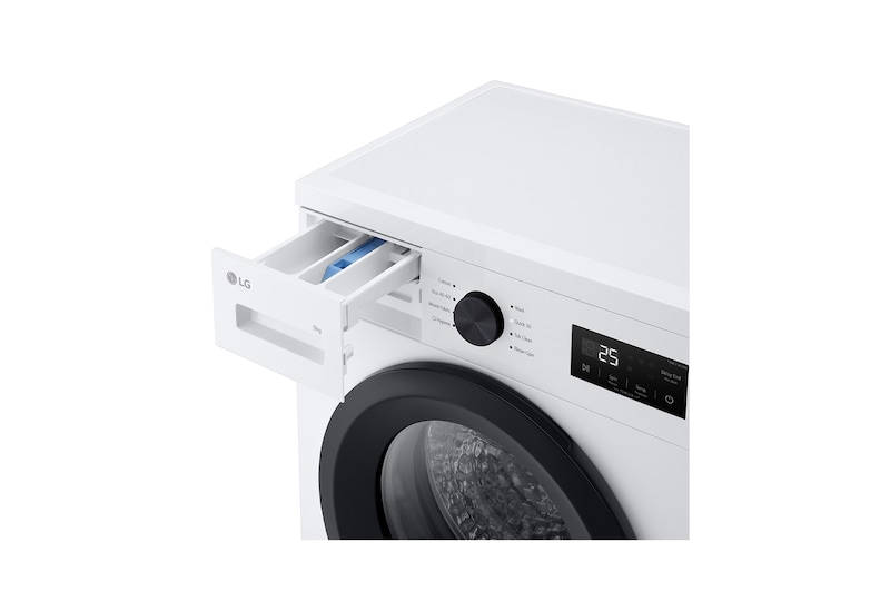 9 kg Tvättmaskin(Vit) - Steam, Energiklass A