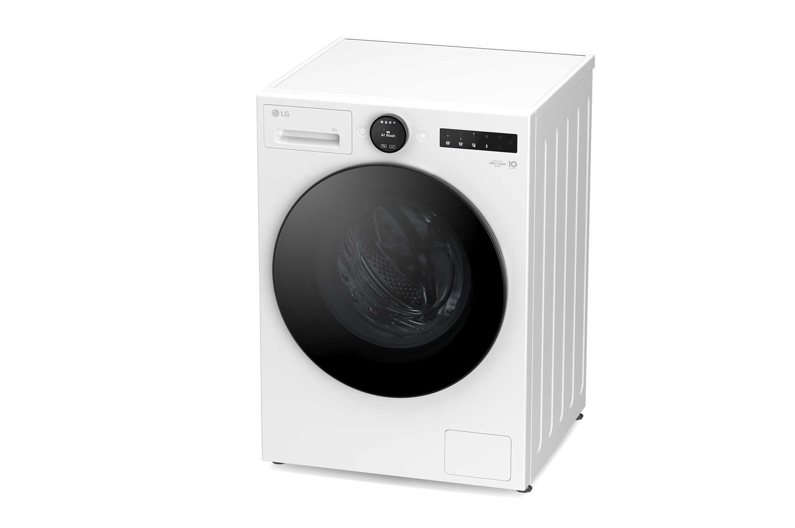 9kg Tvättmaskin(Vit) - Energiklass A, LCD-vred, TurboWash360™, AI DD™, Smart Diagnosis™ med Wi-Fi