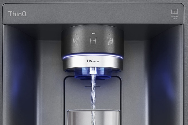 Bilden visar UVnano™-funktionen.