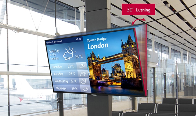 30° lutningsinstallation