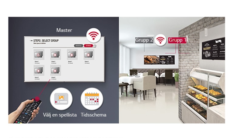 Inbäddat innehåll och grupphantering