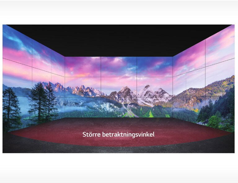 Större betraktningsvinkel