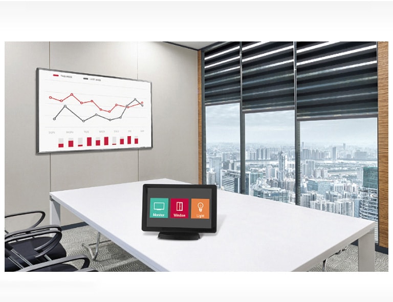 Kompatibel med ljud- och videokontrollsystem<br>1