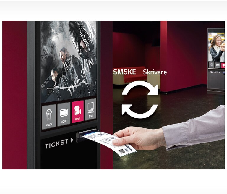 Stöd för termoskrivare