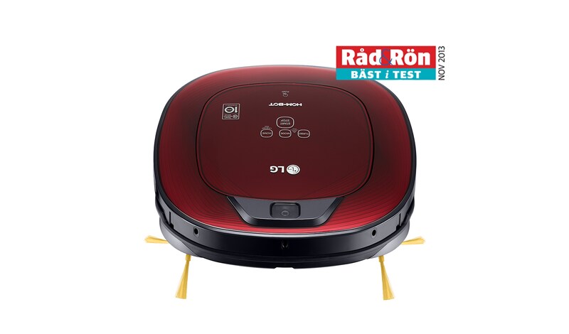 LG Extra effektiv rengöring i hörn med dubbla kameror som skapar en karta av hemmet. Inlärningsfunktion ger exakt navigering. Tillbehör för torrmoppning., VR62701LVM