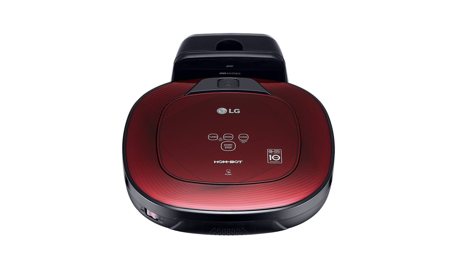 LG Extra effektiv rengöring i hörn med dubbla kameror som skapar en karta av hemmet. Inlärningsfunktion ger exakt navigering. Tillbehör för torrmoppning., VR62701LVM