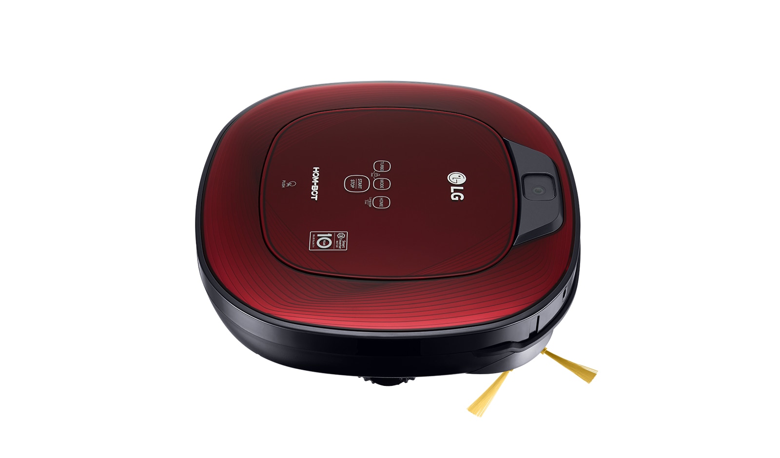 LG Extra effektiv rengöring i hörn med dubbla kameror som skapar en karta av hemmet. Inlärningsfunktion ger exakt navigering. Tillbehör för torrmoppning., VR62701LVM