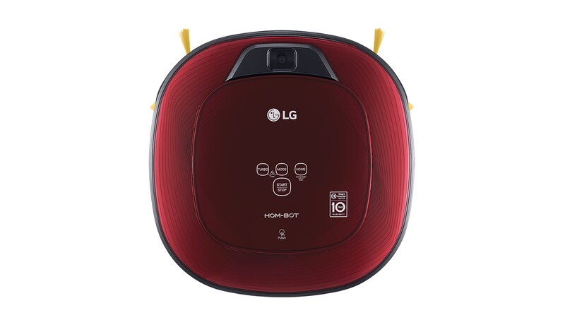 LG Extra effektiv rengöring i hörn med dubbla kameror som skapar en karta av hemmet. Inlärningsfunktion ger exakt navigering. Tillbehör för torrmoppning., VR62701LVM