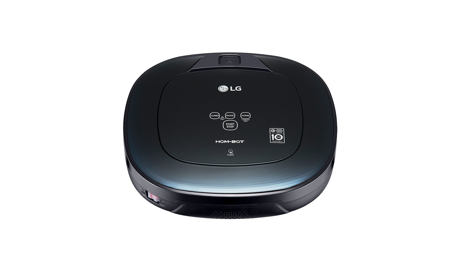 LG Extra effektiv rengöring i hörn med dubbla kameror som skapar en karta av hemmet. Inlärningsfunktion ger exakt navigering. Tillbehör för torrmoppning., VR6270LVMB