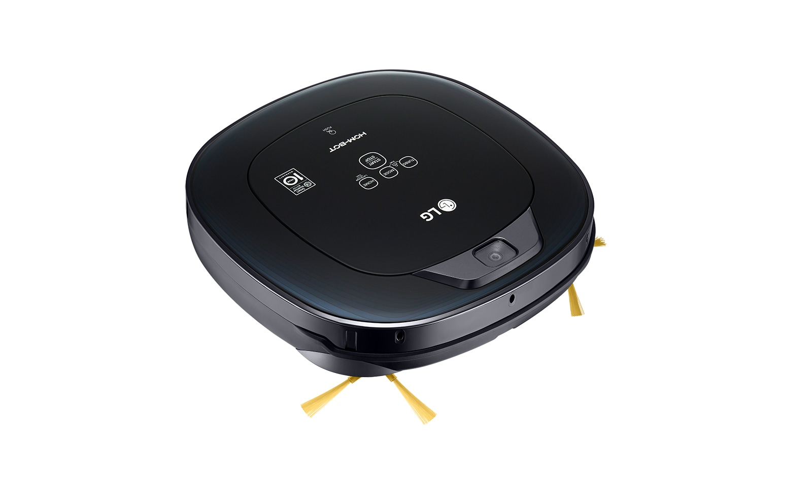 LG Extra effektiv rengöring i hörn med dubbla kameror som skapar en karta av hemmet. Inlärningsfunktion ger exakt navigering. Tillbehör för torrmoppning., VR6270LVMB