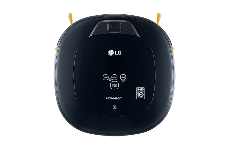 LG Extra effektiv rengöring i hörn med dubbla kameror som skapar en karta av hemmet. Inlärningsfunktion ger exakt navigering. Tillbehör för torrmoppning., VR6270LVMB