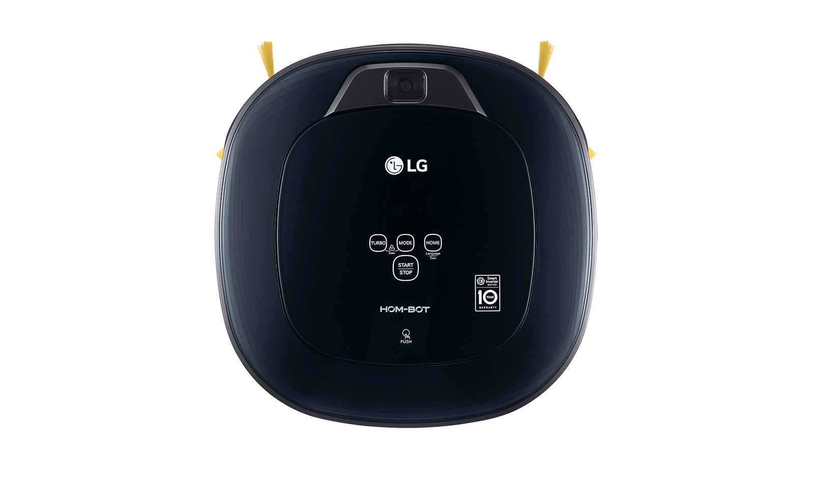 LG Extra effektiv rengöring i hörn med dubbla kameror som skapar en karta av hemmet. Inlärningsfunktion ger exakt navigering. Tillbehör för torrmoppning., VR6270LVMB