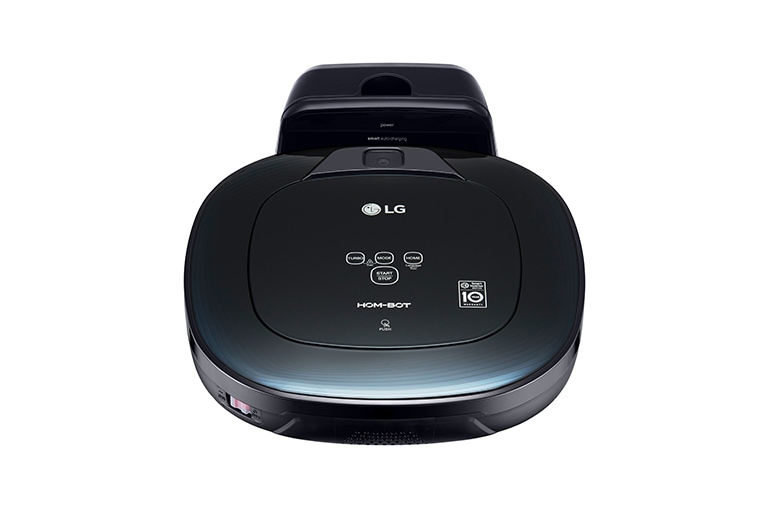 LG Ny robotdammsugare i ocean black färg med Smart Inverter Motor™ och ännu noggrannare rengöring i hörnen, VR8600OB