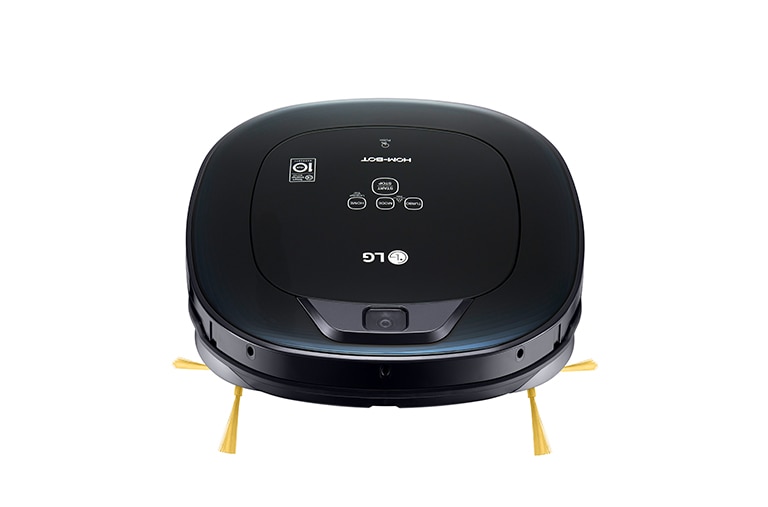 LG Ny robotdammsugare i ocean black färg med Smart Inverter Motor™ och ännu noggrannare rengöring i hörnen, VR8600OB