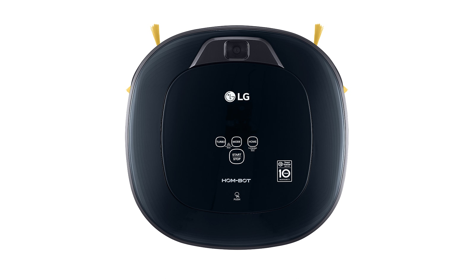 LG Ny robotdammsugare i ocean black färg med Smart Inverter Motor™ och ännu noggrannare rengöring i hörnen, VR8600OB