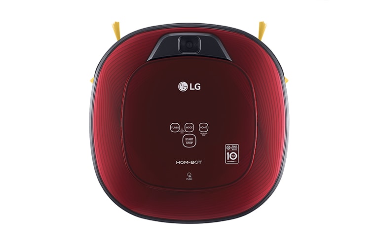 LG Ny robotdammsugare i ruby red färg med Smart Inverter Motor™ och ännu noggrannare rengöring i hörnen, VR8601RR