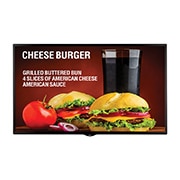 Vy framifrån av 43&#34; 450 nits Standard Signage 43SM5D-B