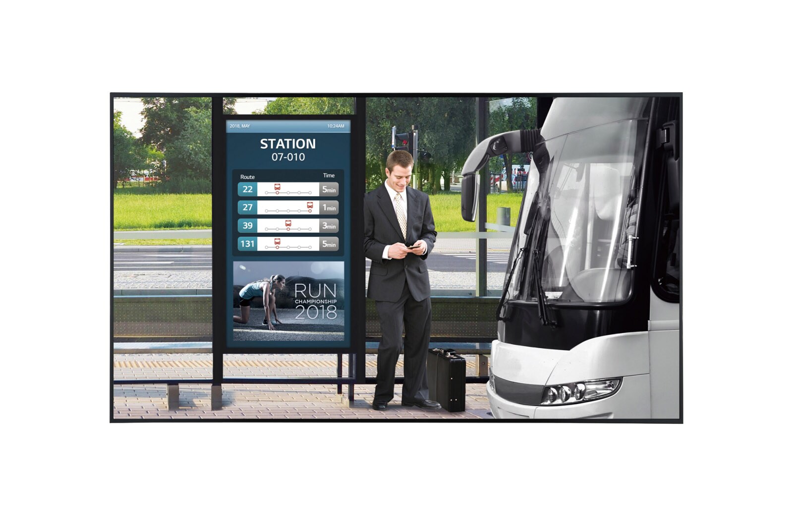 Vy framifrån av Öppen ram 49XF3E-B