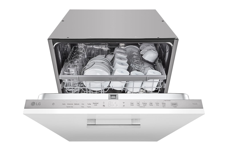 LG QuadWash™ Diskmaskin (för inbyggnad), Energiklass D och Smart Diagnosis™ med Wi-Fi, DB242TX