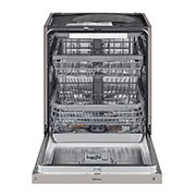 LG QuadWash™ Diskmaskin (Platinum Silver), Energiklass D, Auto Open Dry funktion och Smart Diagnosis™ med Wi-Fi, DU325FP