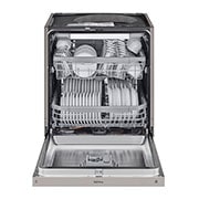 LG QuadWash™ Diskmaskin (Platinum Silver), Energiklass D, Auto Open Dry funktion och Smart Diagnosis™ med Wi-Fi, DU325FP