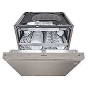 LG QuadWash™ Diskmaskin (Platinum Silver), Energiklass D, Auto Open Dry funktion och Smart Diagnosis™ med Wi-Fi, DU325FP