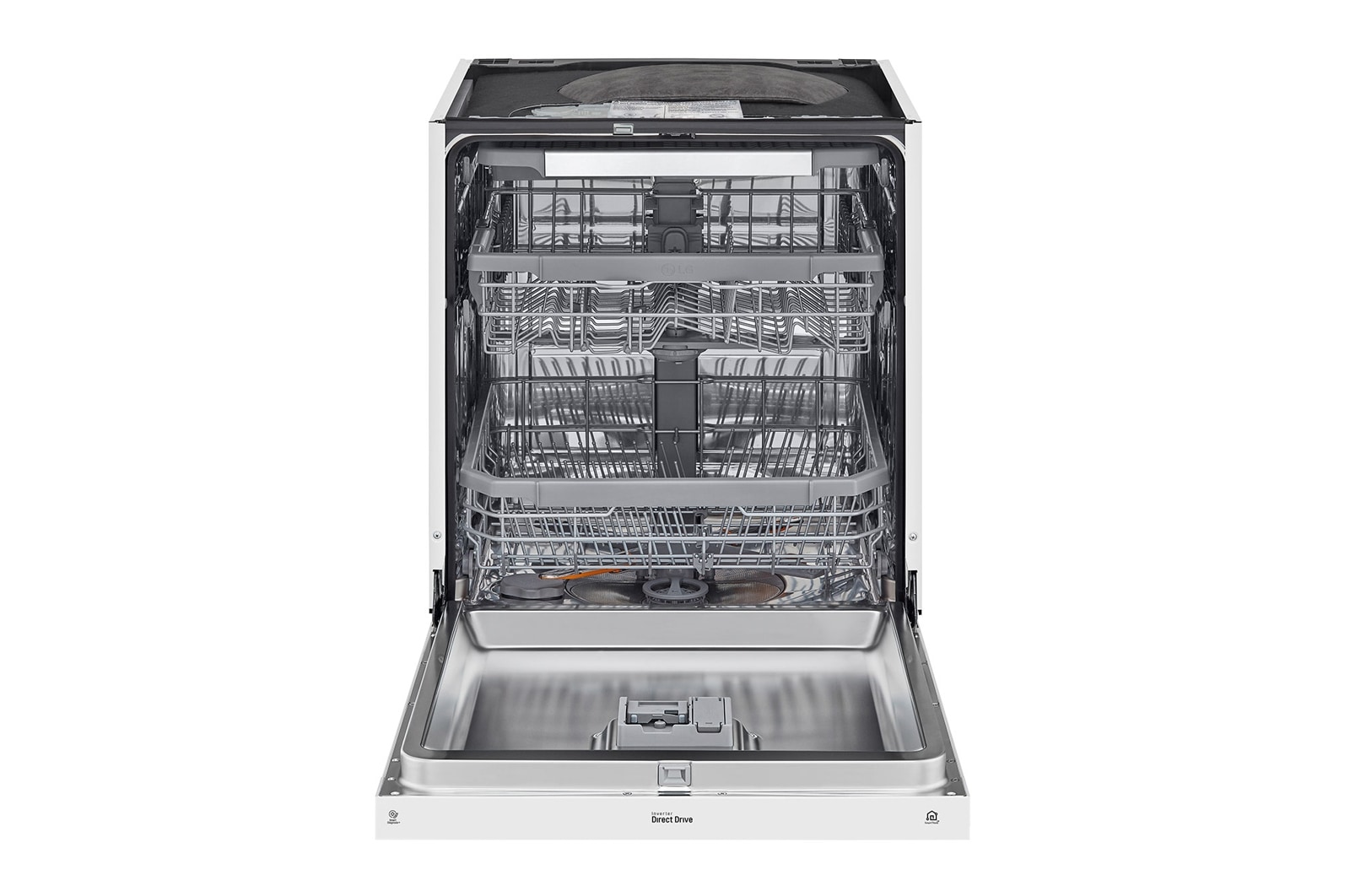 LG QuadWash™ Diskmaskin (Vit), Energiklass D, Auto Open Dry funktion och Smart Diagnosis™ med Wi-Fi, DU325FW