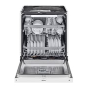 LG QuadWash™ Diskmaskin (Vit), Energiklass D, Auto Open Dry funktion och Smart Diagnosis™ med Wi-Fi, DU325FW