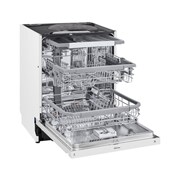LG QuadWash™ Diskmaskin (Vit), Energiklass D, Auto Open Dry funktion och Smart Diagnosis™ med Wi-Fi, DU325FW