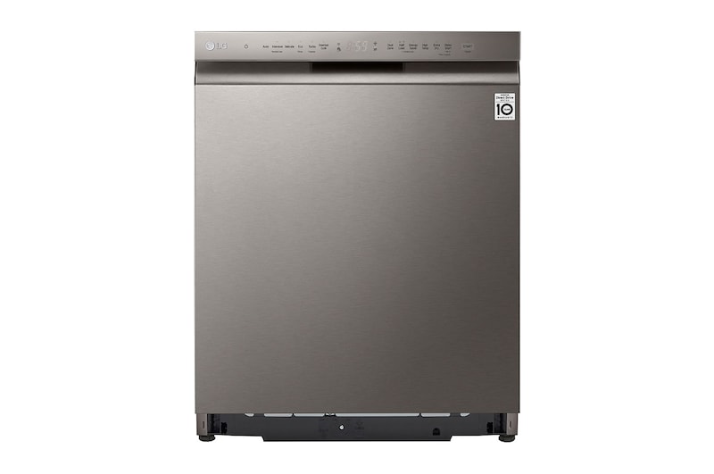 LG QuadWash™ Diskmaskin (Platinum Silver), Energiklass C, Auto Open Dry funktion och Smart Diagnosis™ med Wi-Fi, DU355FP