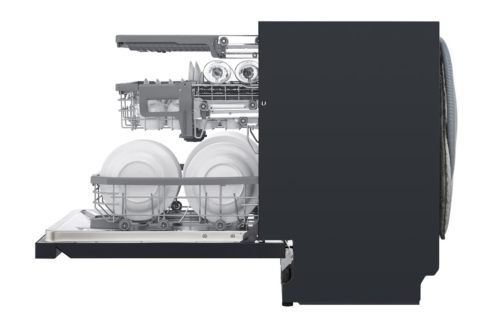 LG QuadWash™ Steam Diskmaskin med Auto Open Dry funktion och Wi-Fi, DU517HMS