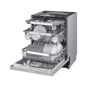 LG QuadWash™ Steam Diskmaskin (Noble Steel), Energiklass D, Auto Open Dry funktion och Smart Diagnosis™ med Wi-Fi, SDU527HS
