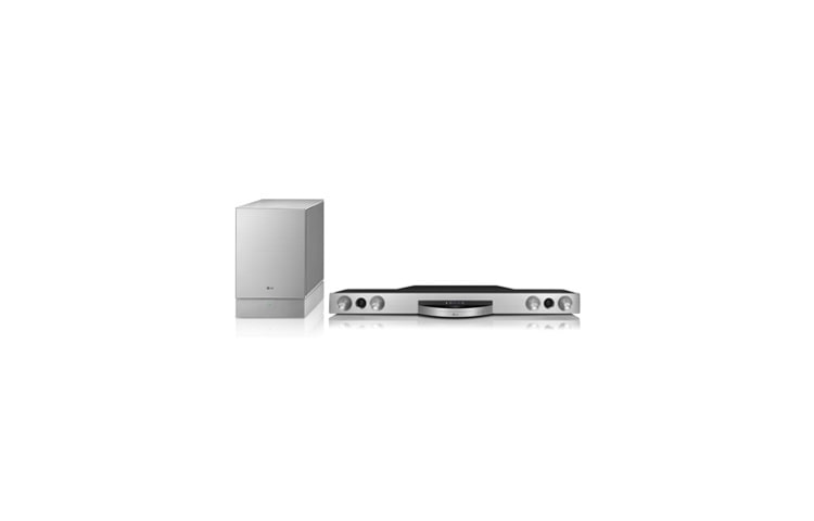 Vy framifrån av 3D Blu-ray soundbar med Smart TV-tjänster BB5521AN